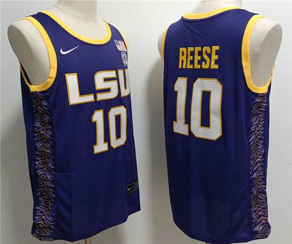 Men's LSU Tigers #10 Angel Reese Purple Stitched Jersey,We sell and wholesale Men's LSU Tigers #10 Angel Reese Purple Stitched Jersey on line form chian!